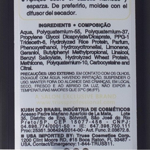 TRUSS Curly Fix Styling Cream Medium Hold Leave-In Curl Definition Haircare - Picture 10 of 11